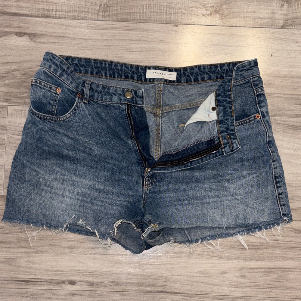 Top shop a line Classic Blue Jean Shorts